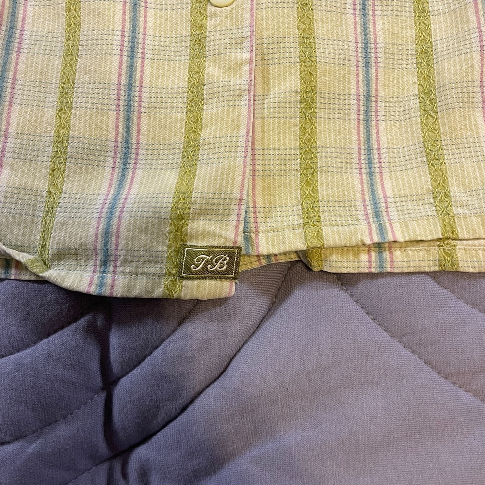 Tommy Bahama Shirt Mens Large Stripe Tencel Lyocell Long Sleeve Casual Button - Picture 3 of 9